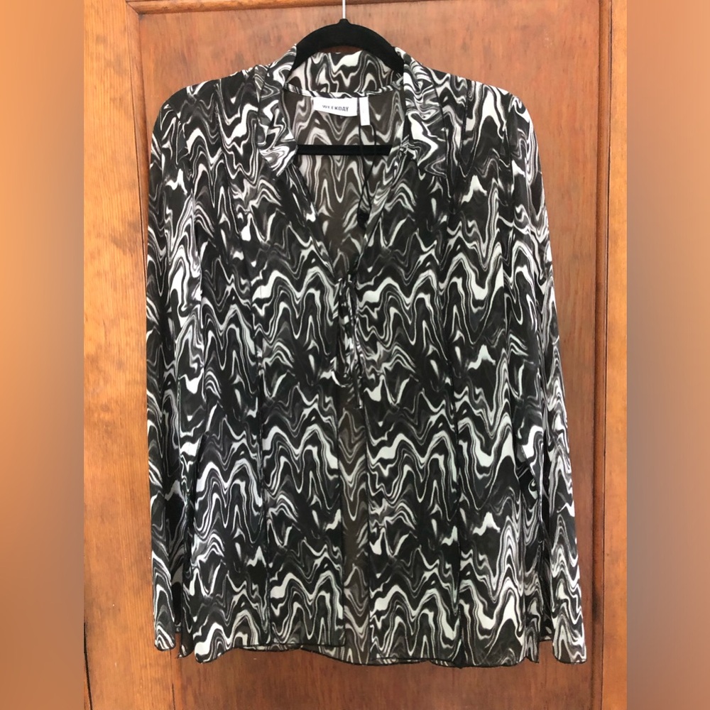 Weekday tie blouse/cover up